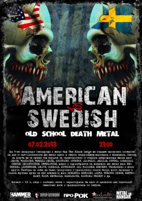 AMERICAN vs SWEDISH oldschool Death Metal