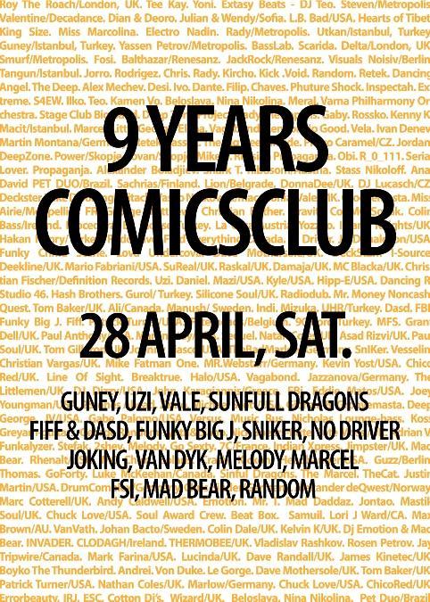 9 Years Comics Club Birthday Party