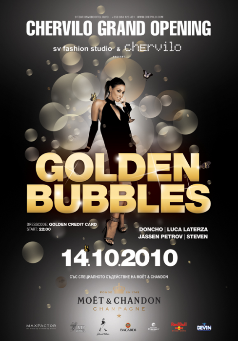 Chervilo Grand Opening - Golden Bubbles