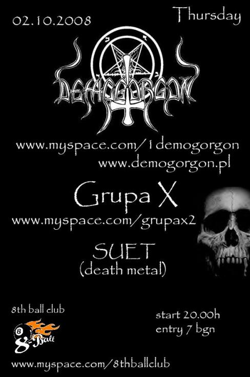 DEMOGORGON (PL) death metal / Grupa X / SUET