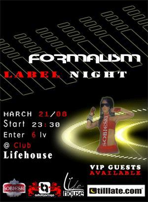 Formalism Label Night - Special Edition