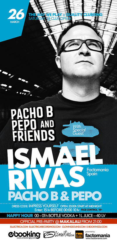 Ismael Rivas special guest Pacho b, Pepo & Friends