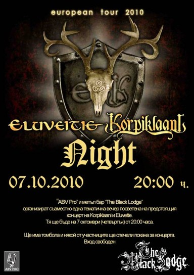 Korpiklaani and Eluveitie night