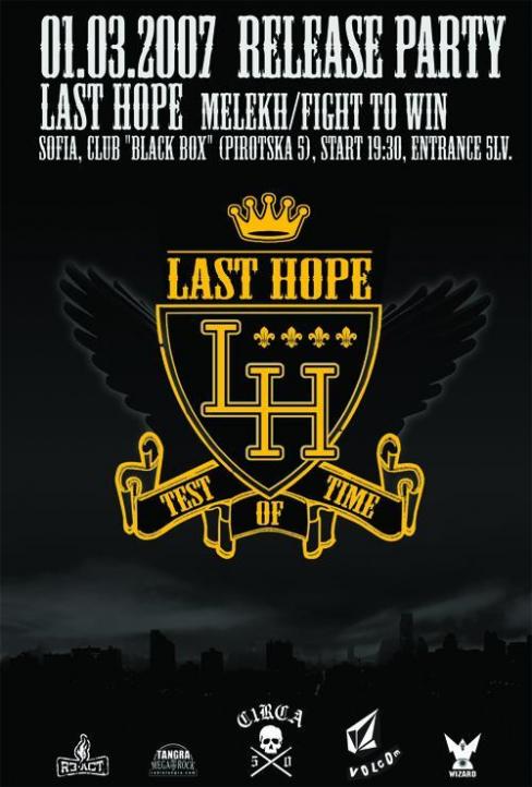 Last Hope промоция на новия албум Test Of Time