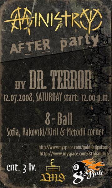 Ministry After Party by DR. TERROR