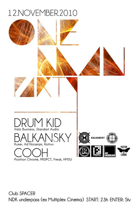 One Man Party with Drum Kid, Balkansky and COOH.