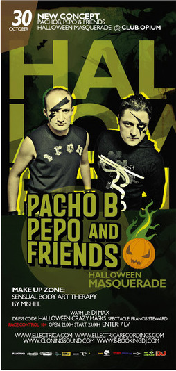Pacho B, Pepo and Friends Halloween Masquerade