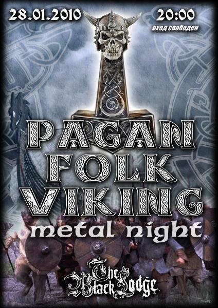 Pagan, Folk. Viking Metal Night