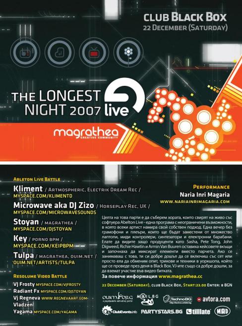 The Longest Night :: Live Edition