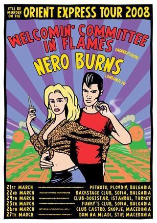 Welcomin' Committee In Flames / Nero Burns