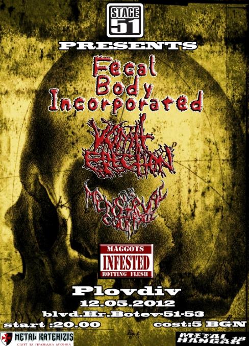 Fecal Body Incorporated / Vomit Erection / Menstrual Cocktail / Maggot Infested Rotting Flesh
