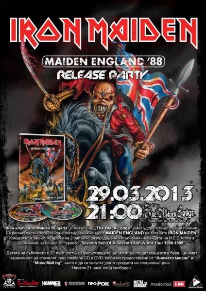 MAIDEN ENGLAND Release Party
