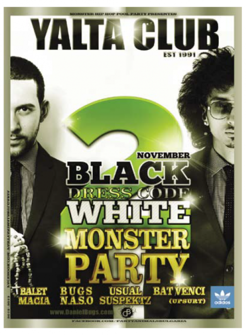 Monster Black Party - Black & White Dress Code edition