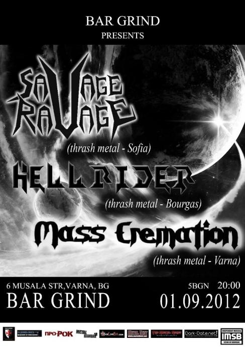 Savage Ravage / Hellrider / Mass Cremation