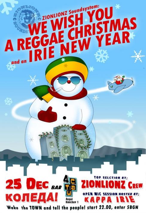 We Wish You A Reggae Christmas And An Irie New Year